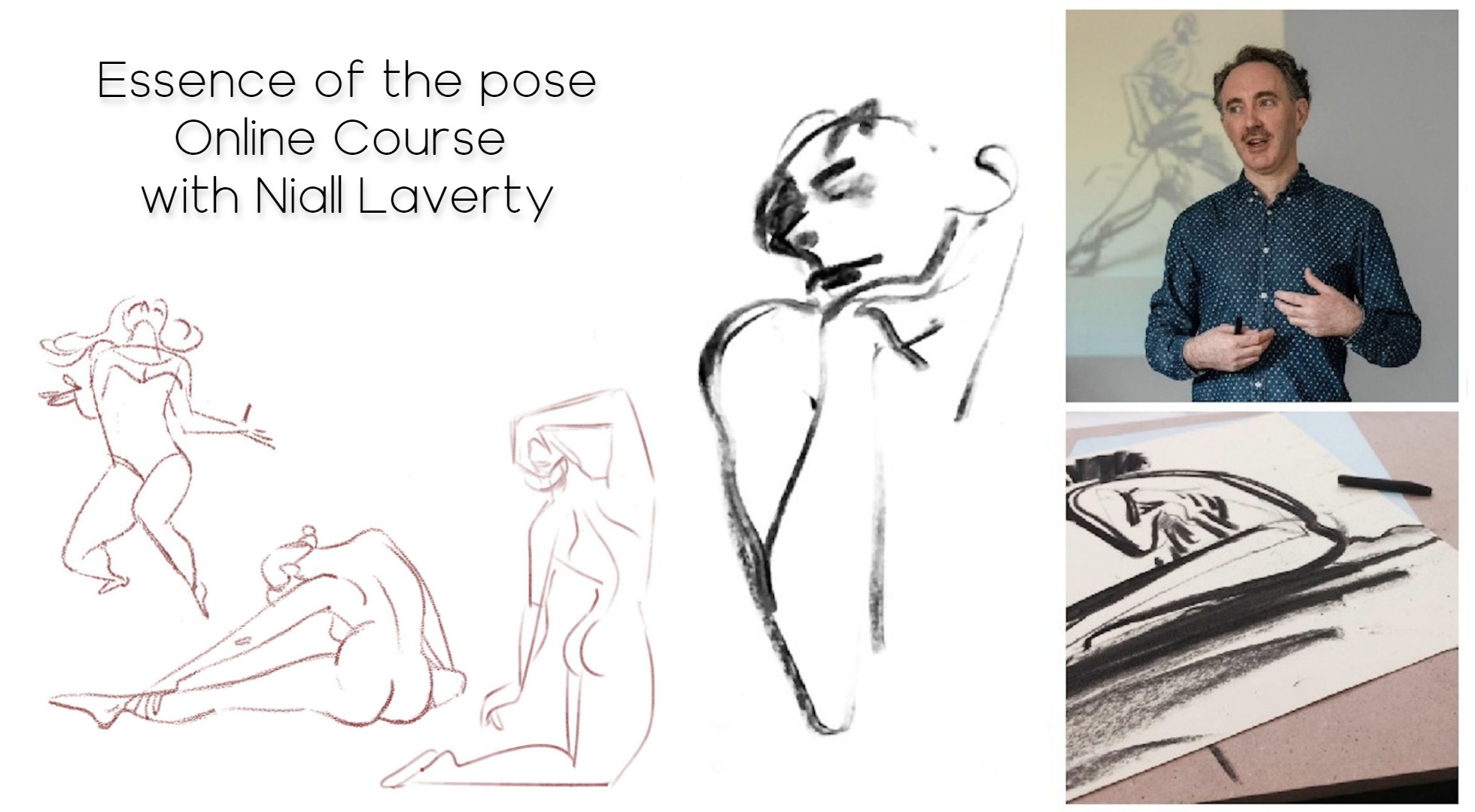 01.03.22 | Essence  of  the  Pose  –  Gesture  Drawing Online Course
